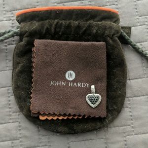 John Hardy Black Sapphire heart pendant